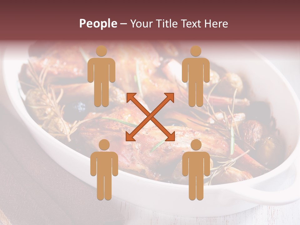 Dish Meat Close Up PowerPoint Template