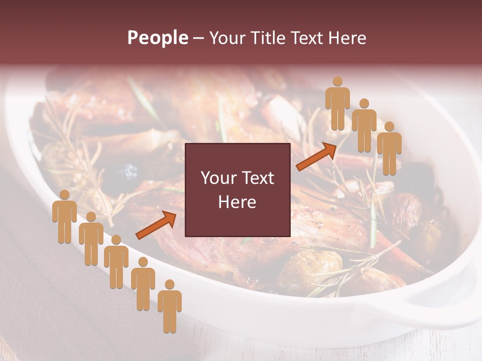 Dish Meat Close Up PowerPoint Template
