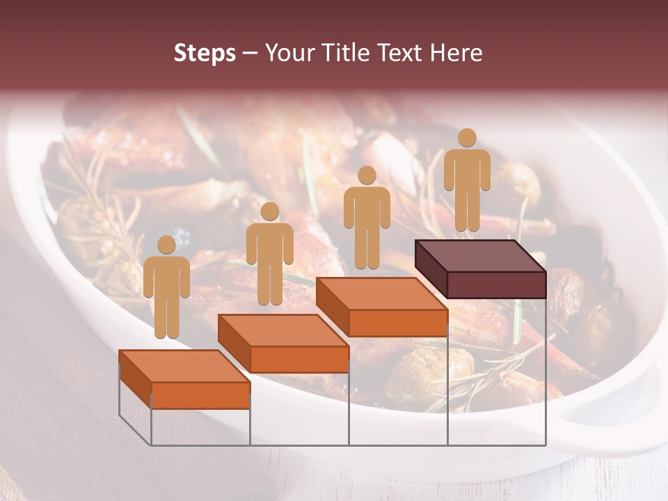 Dish Meat Close Up PowerPoint Template