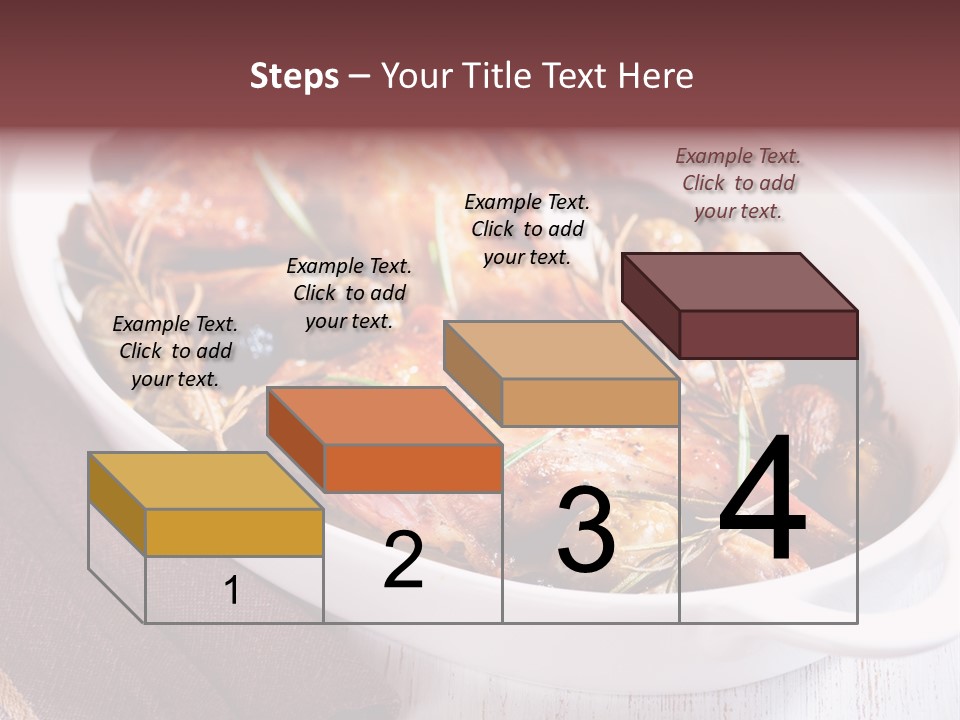 Dish Meat Close Up PowerPoint Template