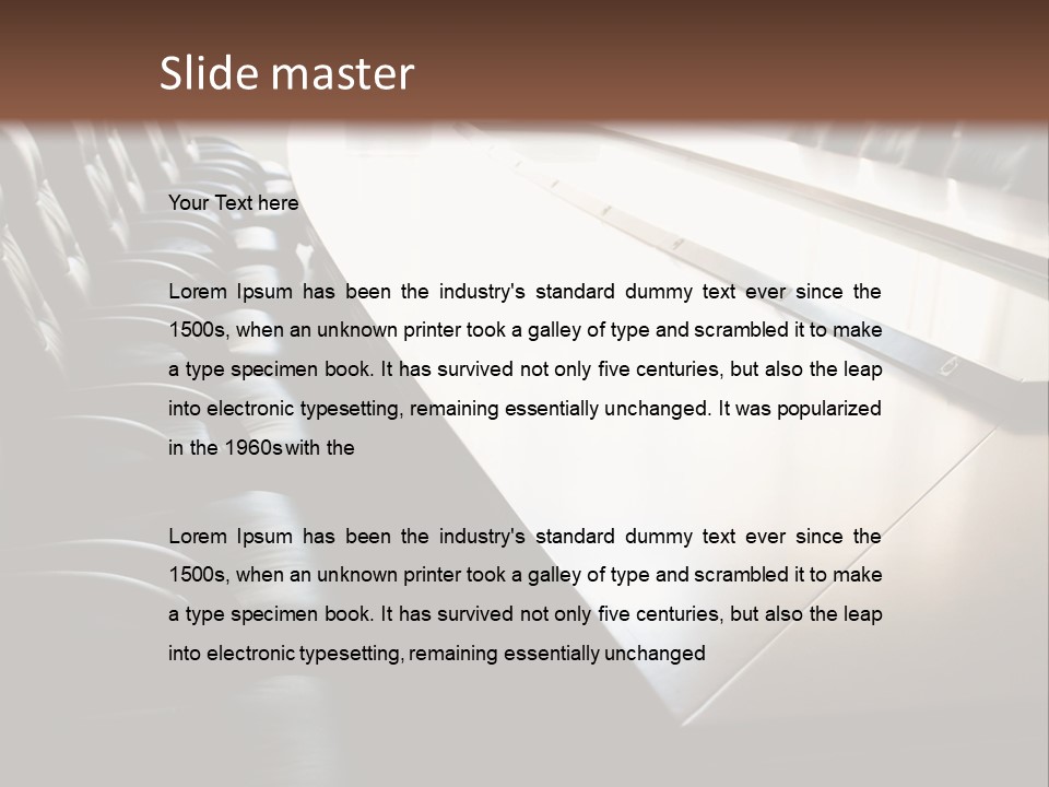 Room Corporation Director PowerPoint Template