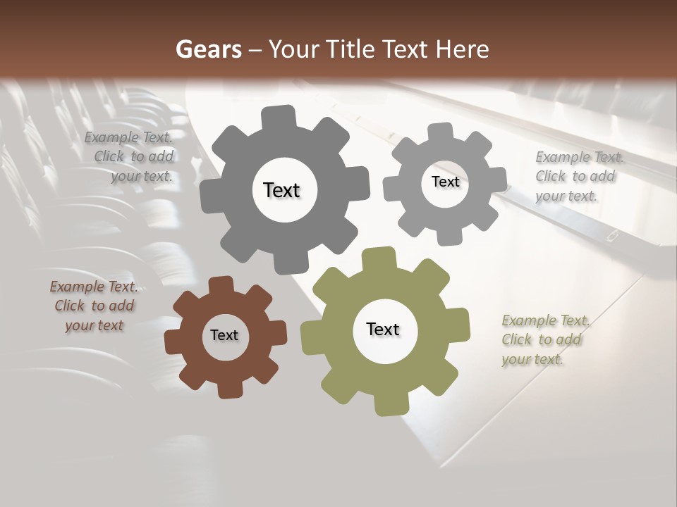 Room Corporation Director PowerPoint Template