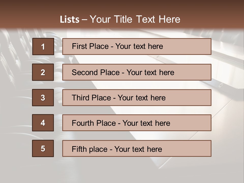 Room Corporation Director PowerPoint Template
