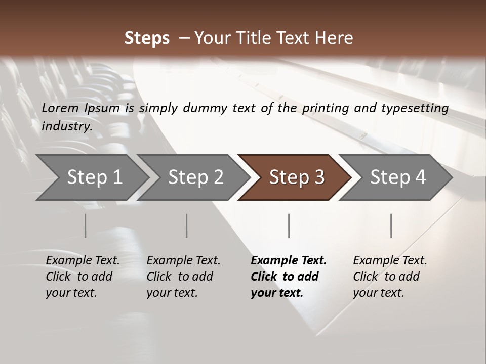 Room Corporation Director PowerPoint Template