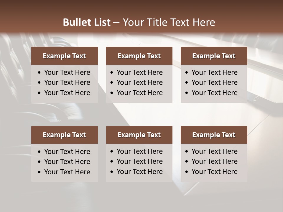 Room Corporation Director PowerPoint Template