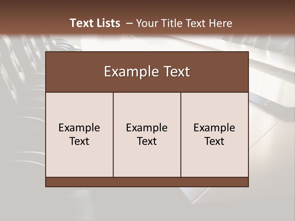Room Corporation Director PowerPoint Template