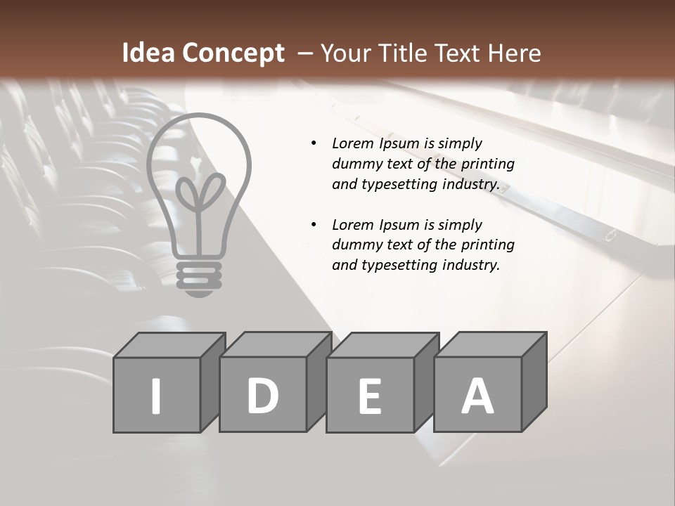 Room Corporation Director PowerPoint Template