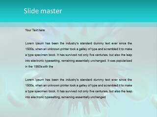 An Image Of A Blue And White Object PowerPoint Template