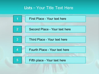 An Image Of A Blue And White Object PowerPoint Template