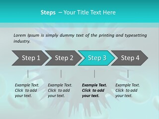 An Image Of A Blue And White Object PowerPoint Template