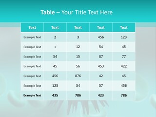 An Image Of A Blue And White Object PowerPoint Template