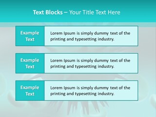 An Image Of A Blue And White Object PowerPoint Template