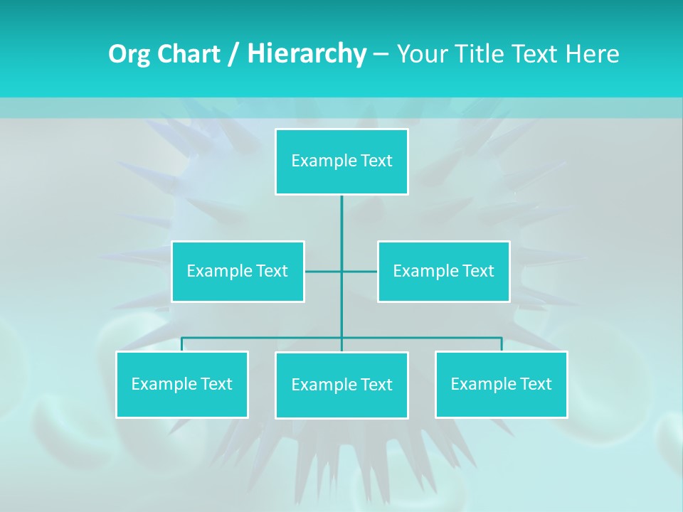 An Image Of A Blue And White Object PowerPoint Template