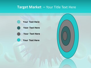 An Image Of A Blue And White Object PowerPoint Template