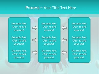An Image Of A Blue And White Object PowerPoint Template