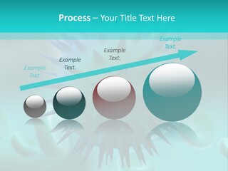 An Image Of A Blue And White Object PowerPoint Template