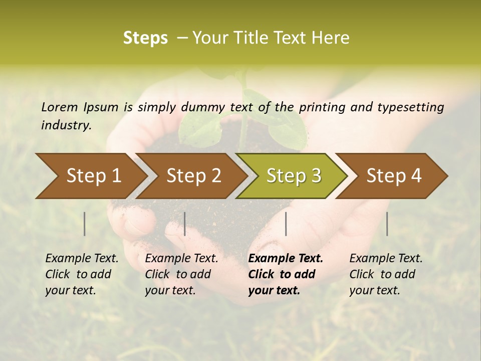 Seed Herb Organic PowerPoint Template