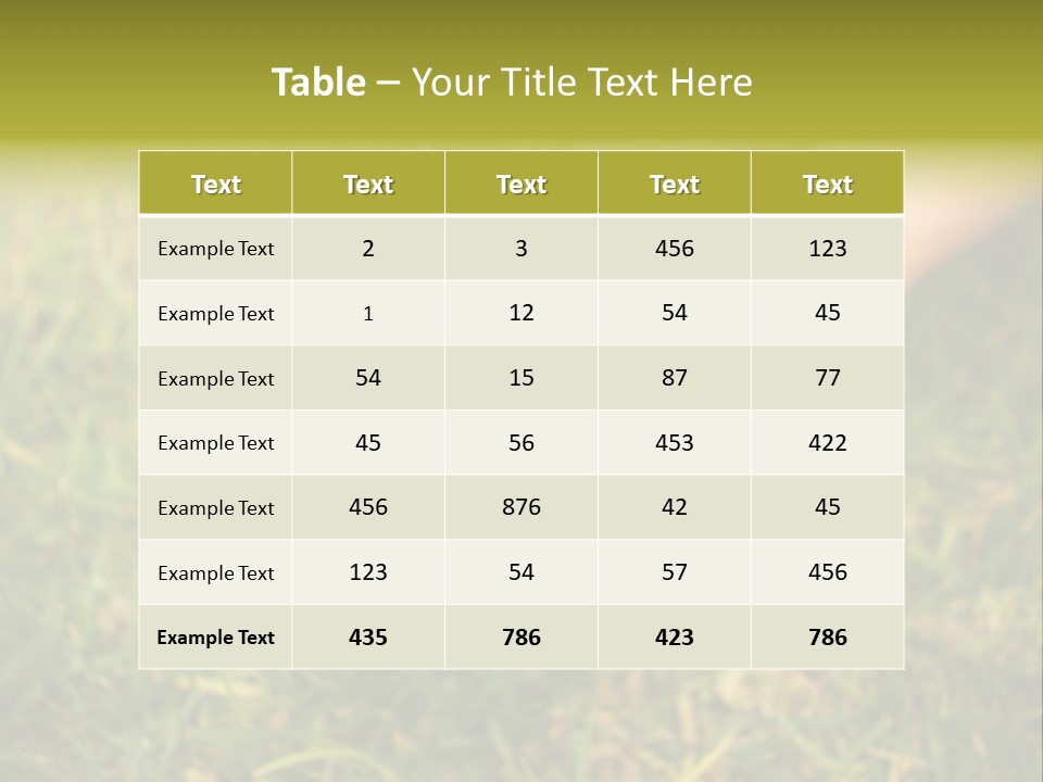 Seed Herb Organic PowerPoint Template