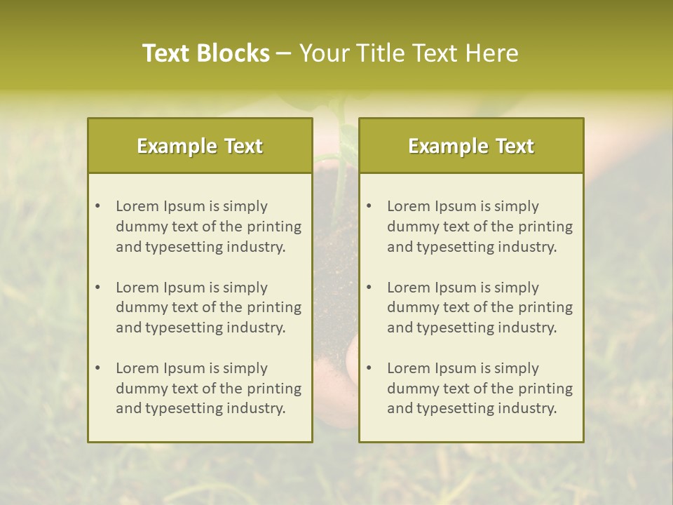 Seed Herb Organic PowerPoint Template