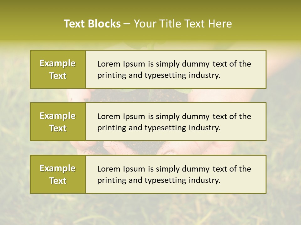 Seed Herb Organic PowerPoint Template