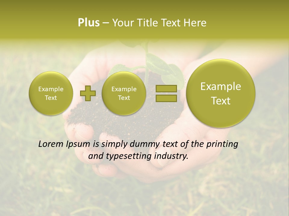 Seed Herb Organic PowerPoint Template
