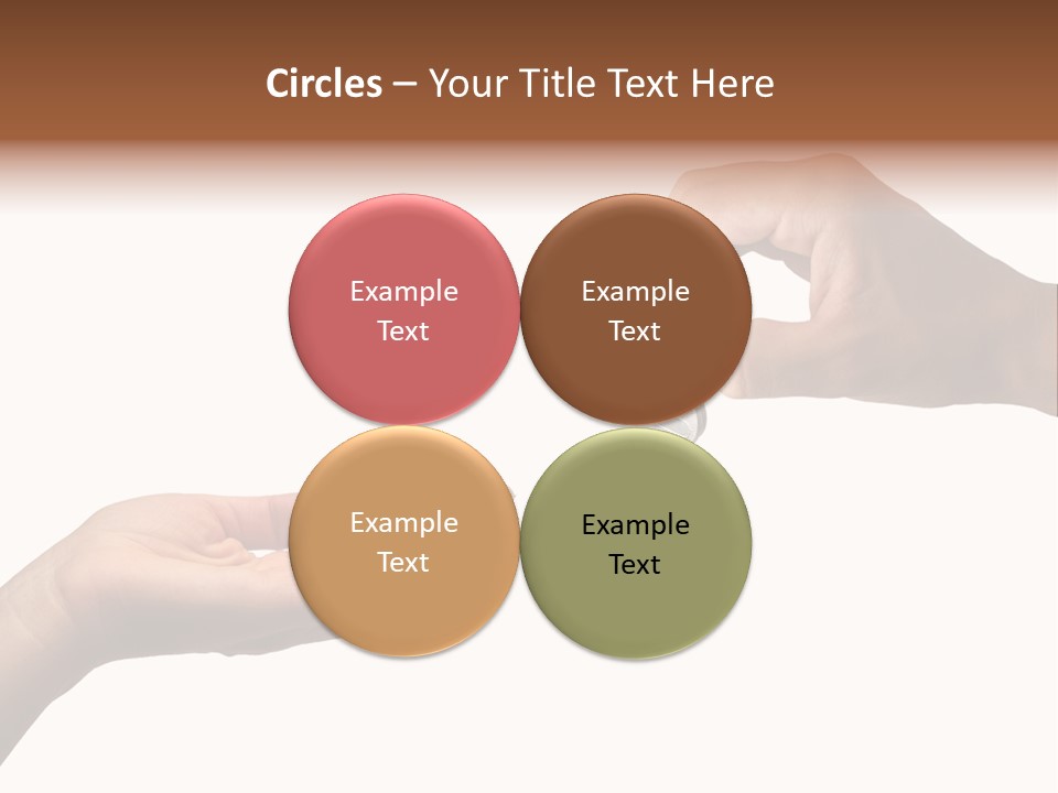 Loan Cloud Hand PowerPoint Template