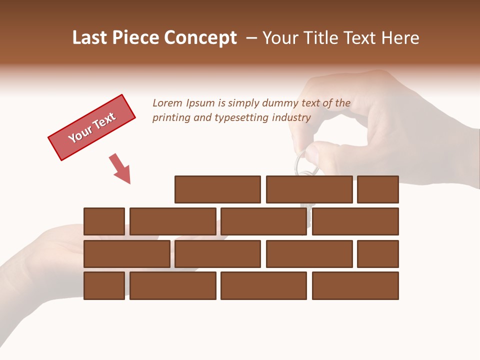 Loan Cloud Hand PowerPoint Template