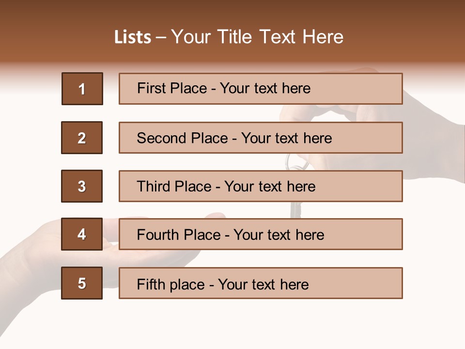 Loan Cloud Hand PowerPoint Template