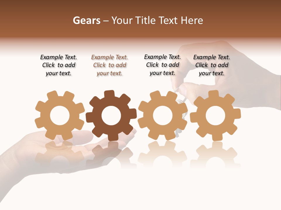 Loan Cloud Hand PowerPoint Template