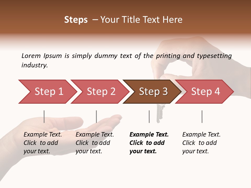 Loan Cloud Hand PowerPoint Template