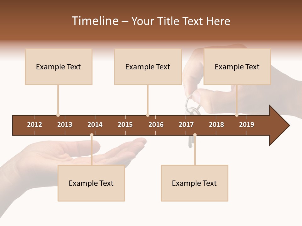 Loan Cloud Hand PowerPoint Template