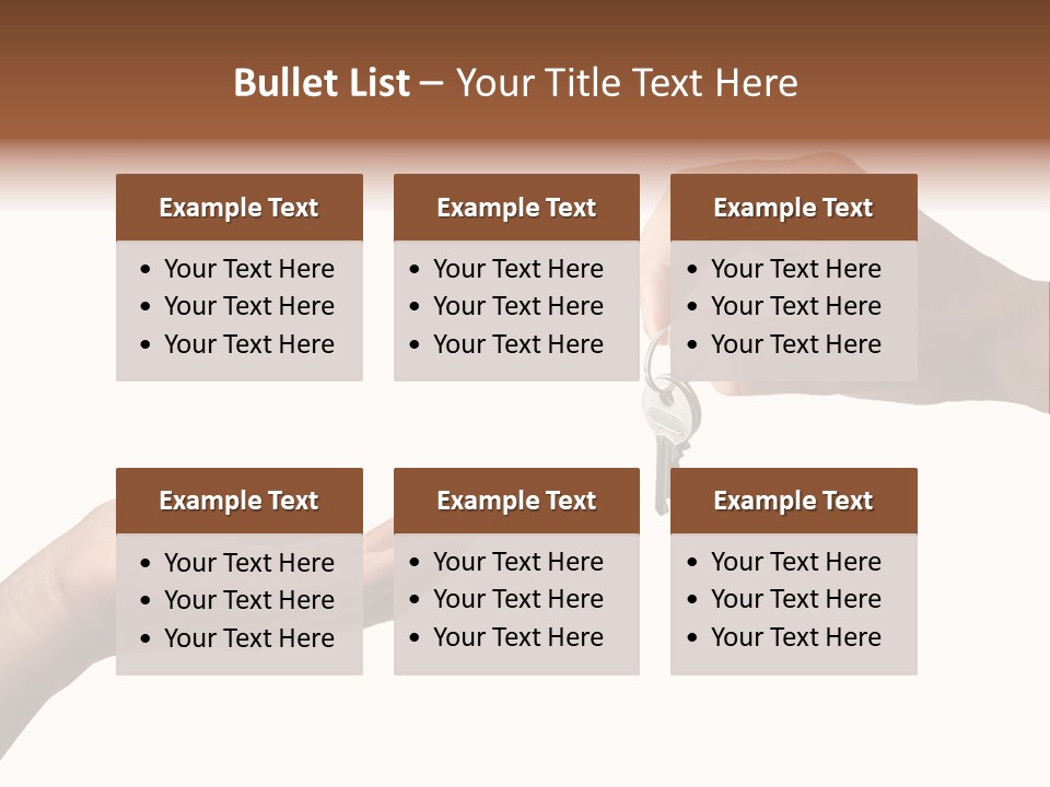 Loan Cloud Hand PowerPoint Template