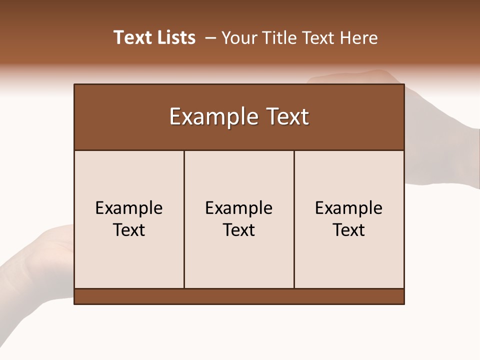 Loan Cloud Hand PowerPoint Template