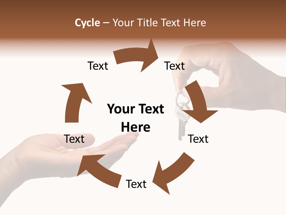 Loan Cloud Hand PowerPoint Template