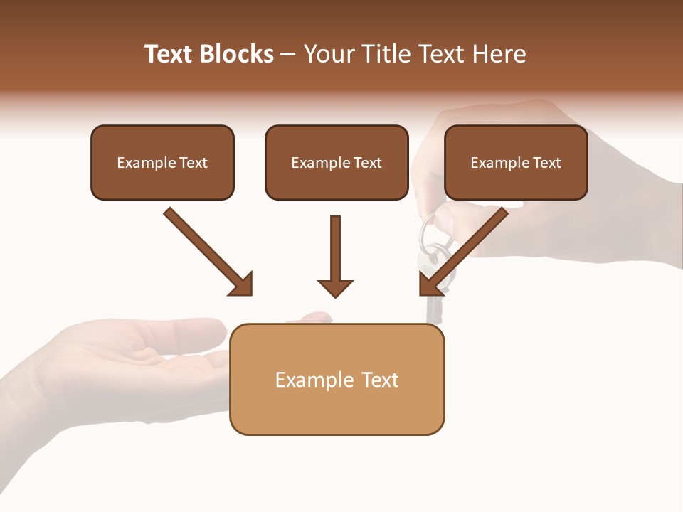 Loan Cloud Hand PowerPoint Template