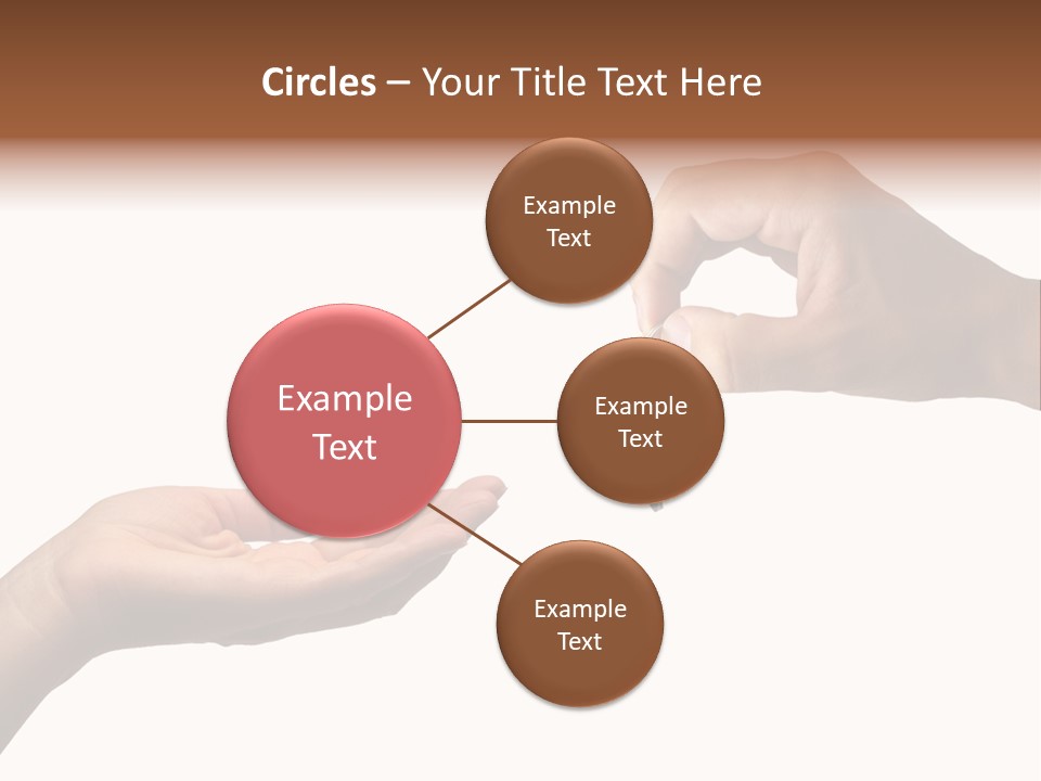 Loan Cloud Hand PowerPoint Template