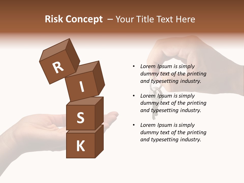 Loan Cloud Hand PowerPoint Template