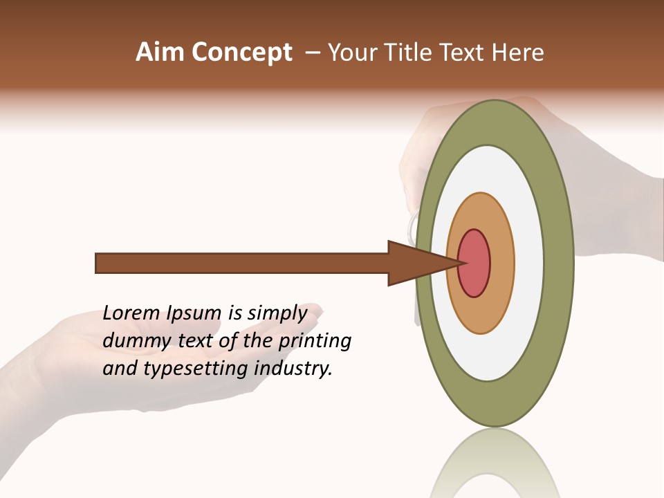 Loan Cloud Hand PowerPoint Template