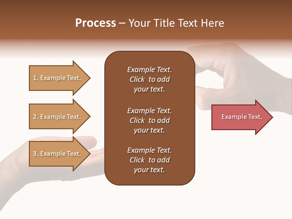 Loan Cloud Hand PowerPoint Template