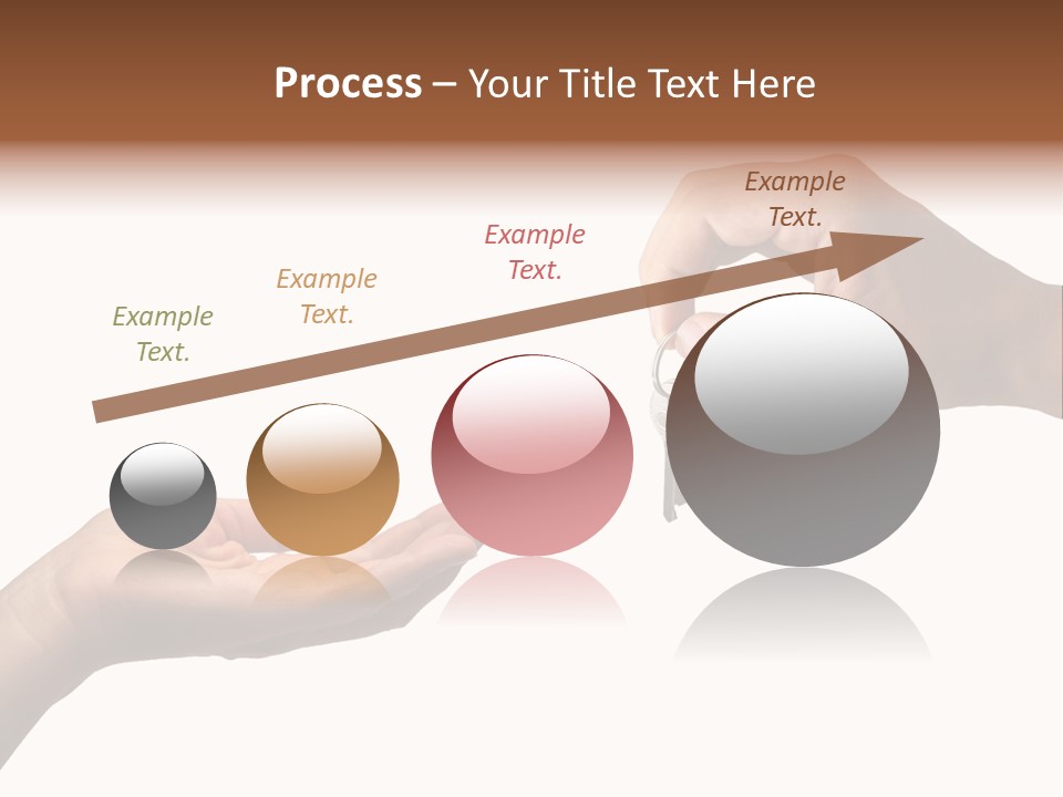 Loan Cloud Hand PowerPoint Template