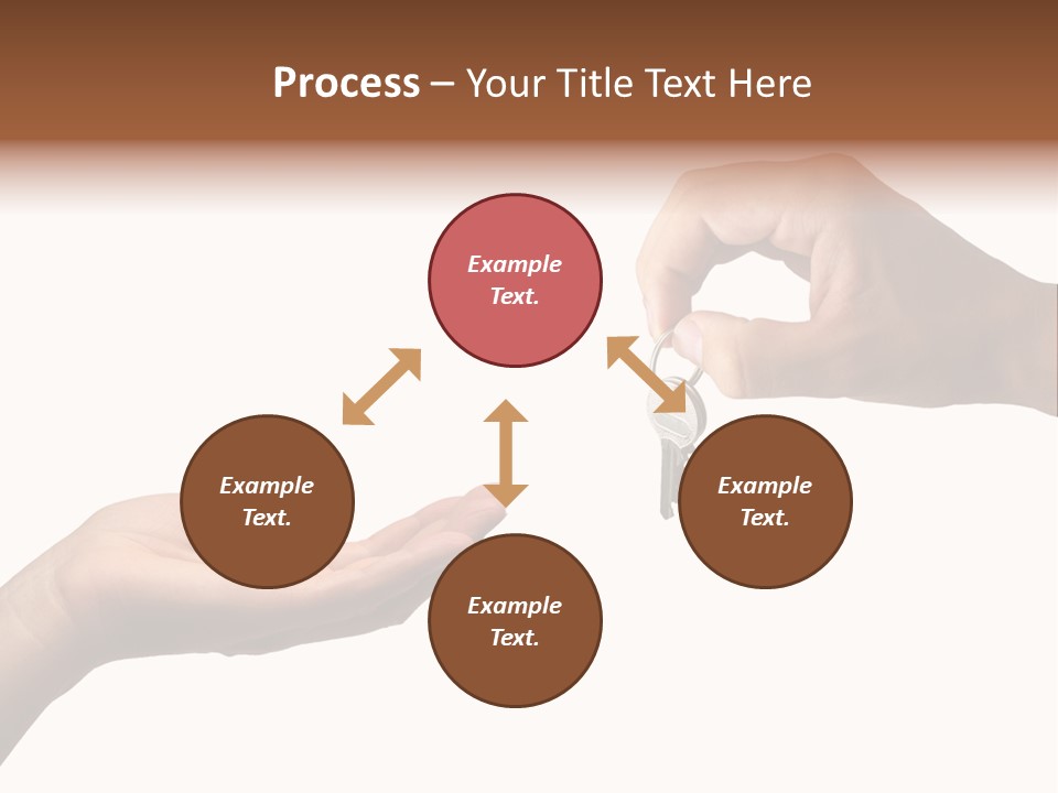Loan Cloud Hand PowerPoint Template