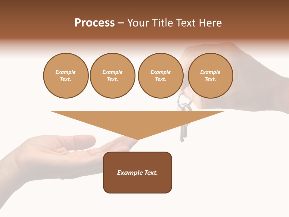 Loan Cloud Hand PowerPoint Template