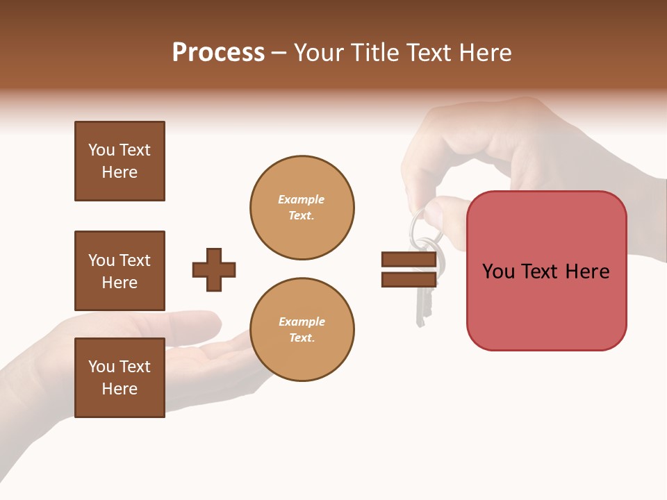 Loan Cloud Hand PowerPoint Template