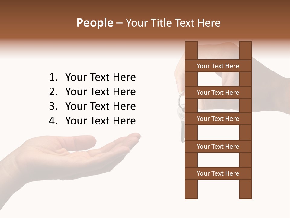Loan Cloud Hand PowerPoint Template