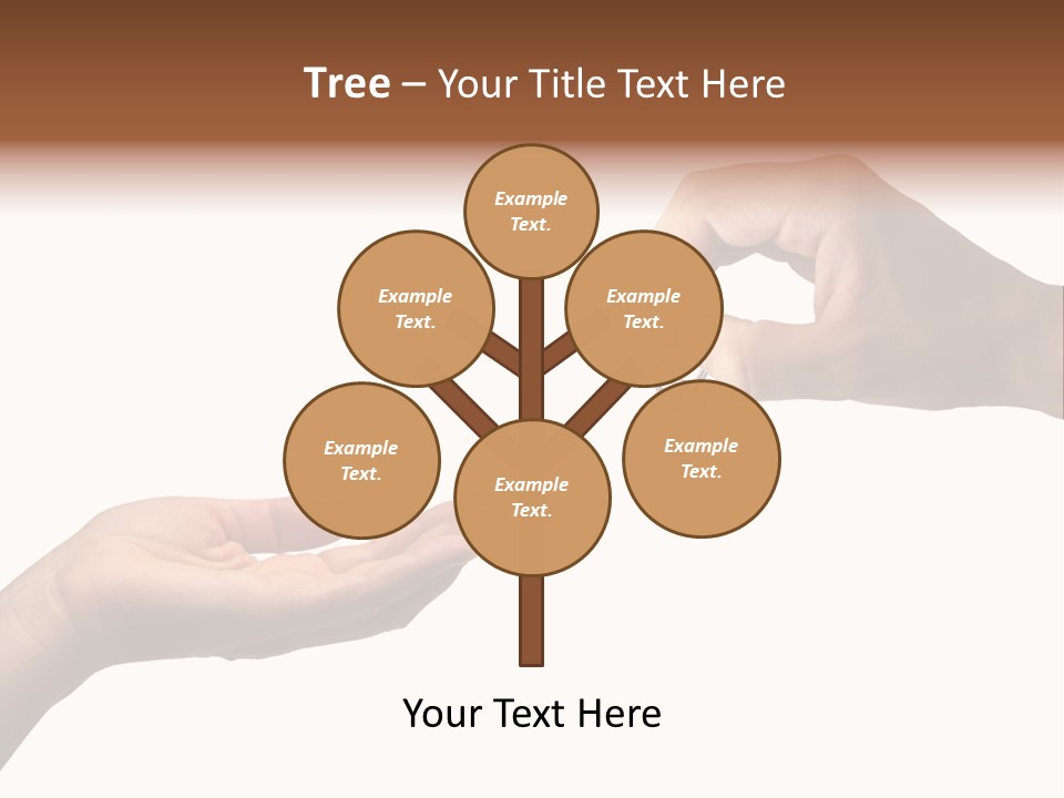 Loan Cloud Hand PowerPoint Template