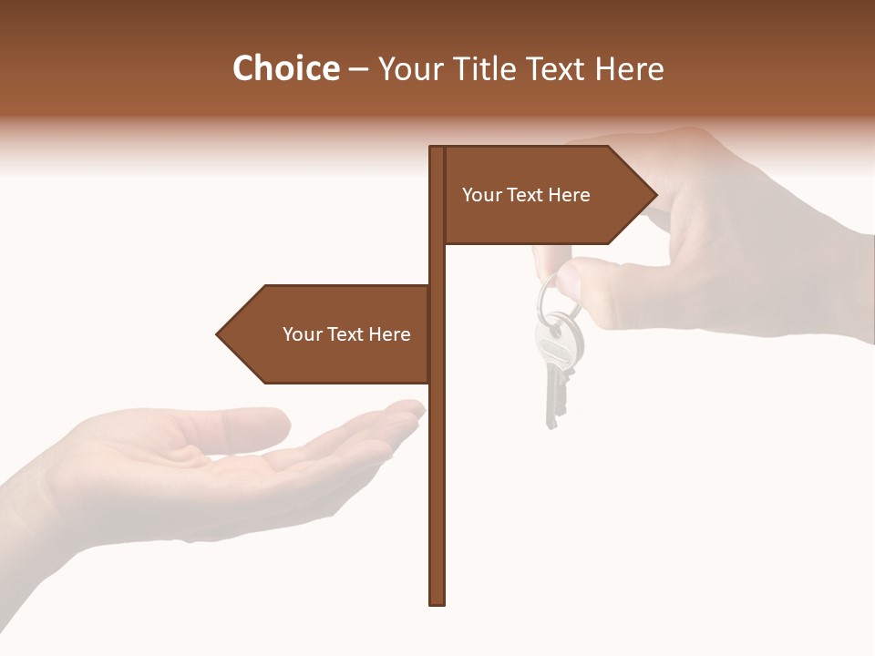 Loan Cloud Hand PowerPoint Template