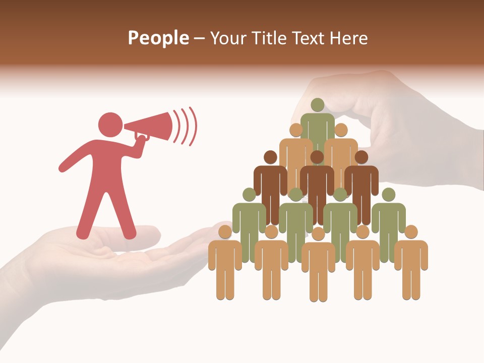 Loan Cloud Hand PowerPoint Template