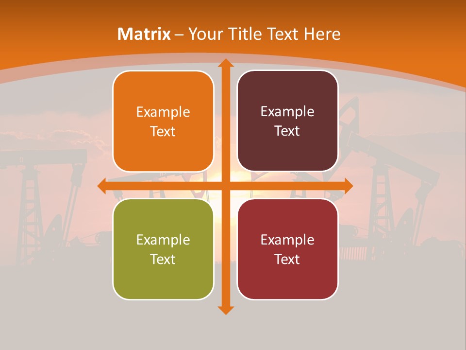 Sunset Kazakhstan Sun PowerPoint Template
