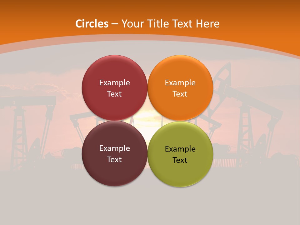 Sunset Kazakhstan Sun PowerPoint Template