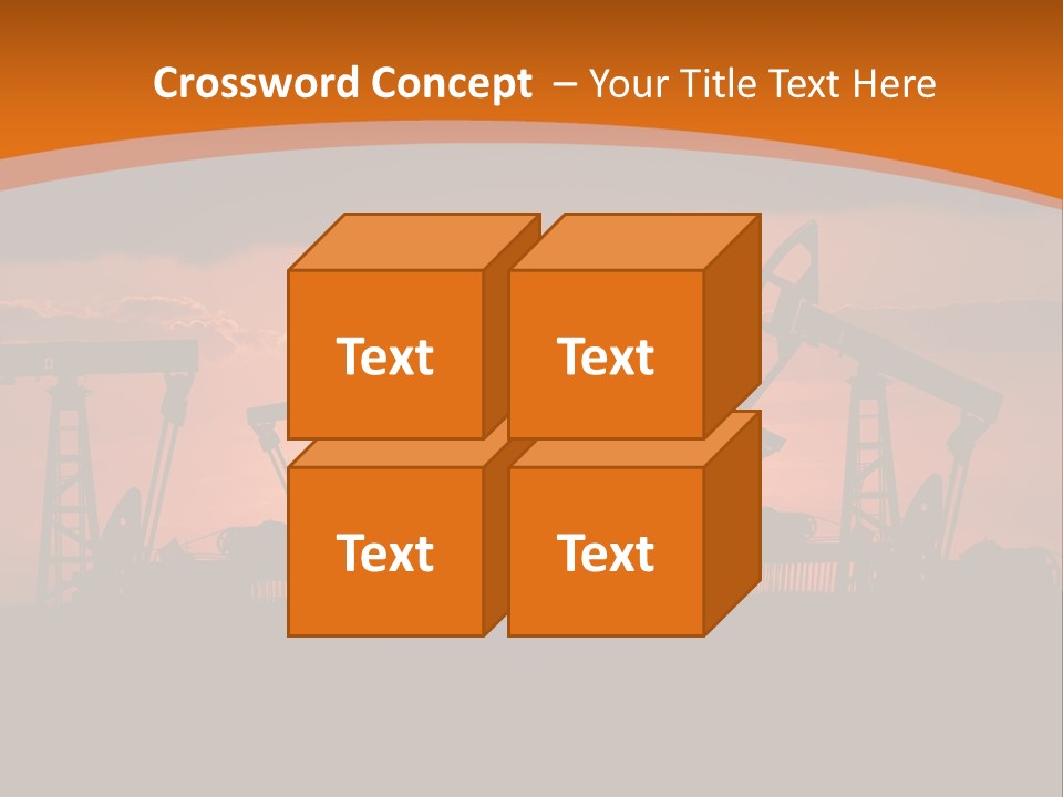 Sunset Kazakhstan Sun PowerPoint Template